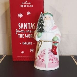 Hallmark 12" Santa figurine EUC!